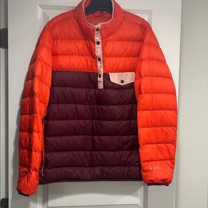 Eddie Bauer Stratuslite Down Pulllover Jacket